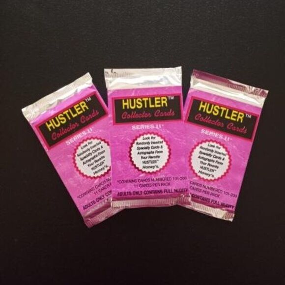 Vintage Hustler Magazine 1993 Collector Trading Cards Series II Lot of 3 Packs - Picture 4 of 5